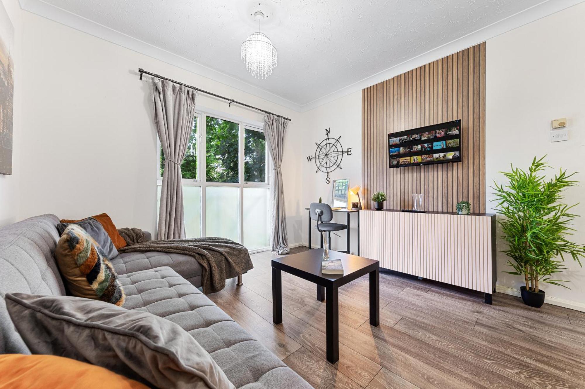 Elegant & Cozy Fbs Downtown Flat Apartment London Ruang foto