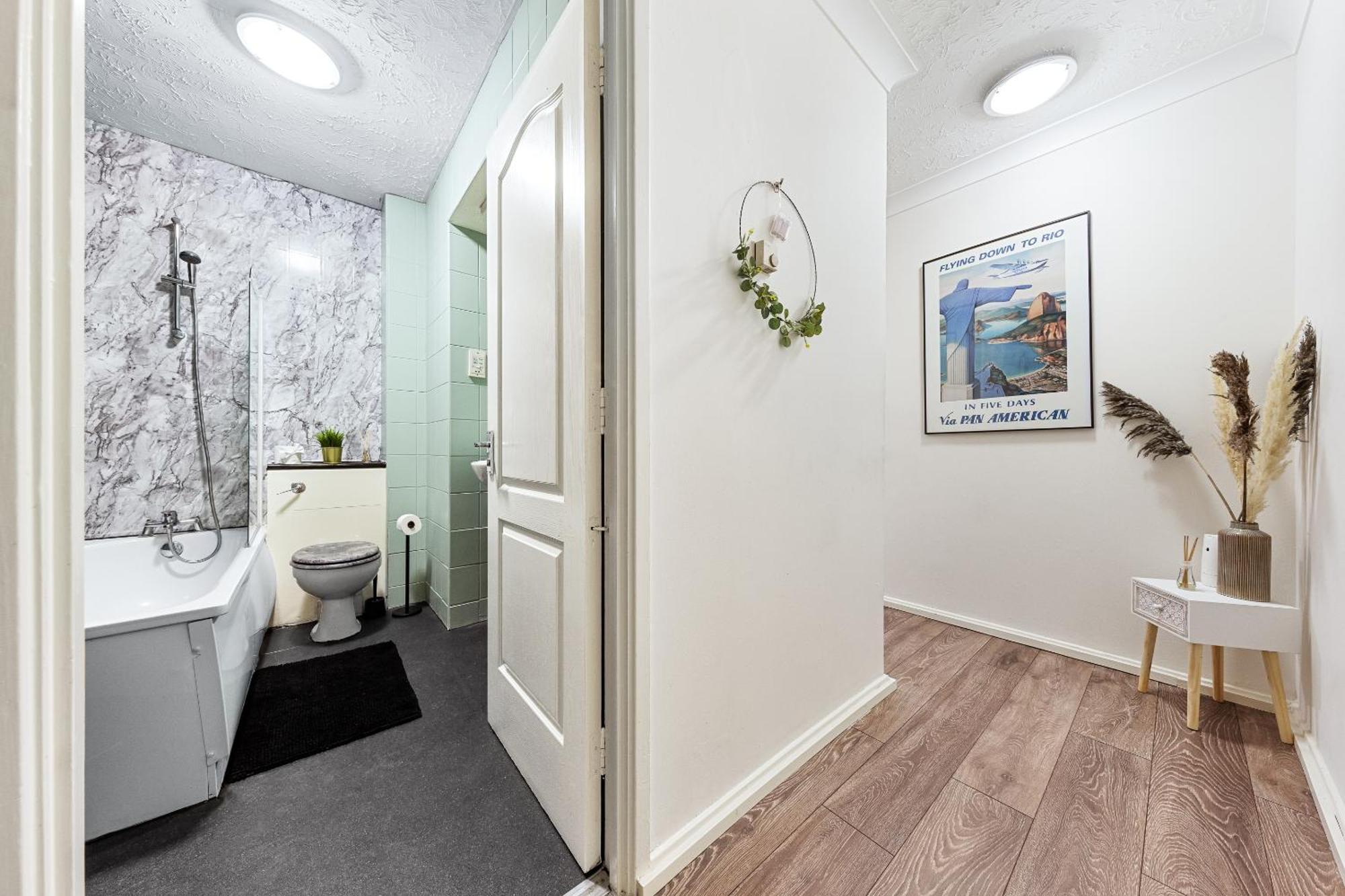 Elegant & Cozy Fbs Downtown Flat Apartment London Ruang foto